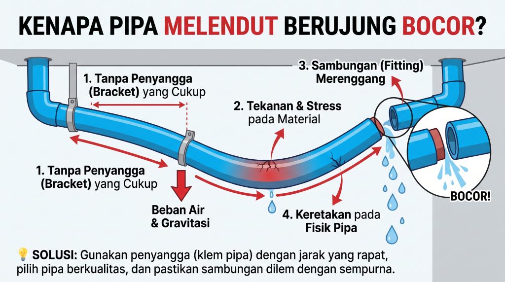 Jarak Penyangga Pipa Refrigerant